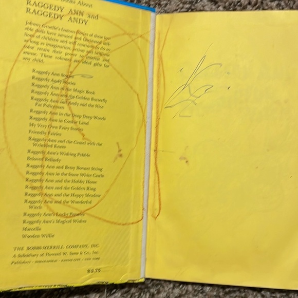 Raggedy Ann And The Wonderful Witch - Hardcover Classic Children's Book (1961) - Picture 6 of 8